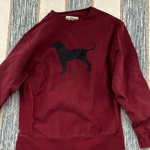 Vintage black dog crewneck
